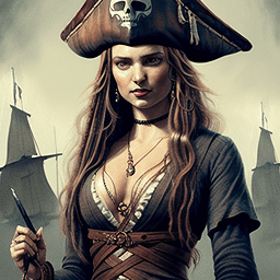 Pirates of the Caribbean AI avatar/profile picture for women